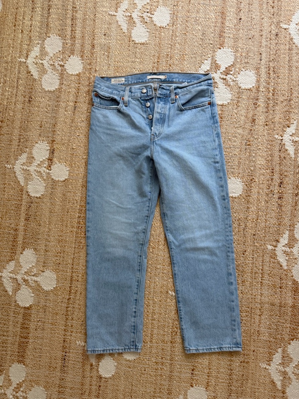 Levi's Light Blue Straight Leg Jeans